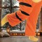 Toddler Tigger Plush Jumpsuit Costume with Hood for Halloween Parties Toddler (12 - 18M)